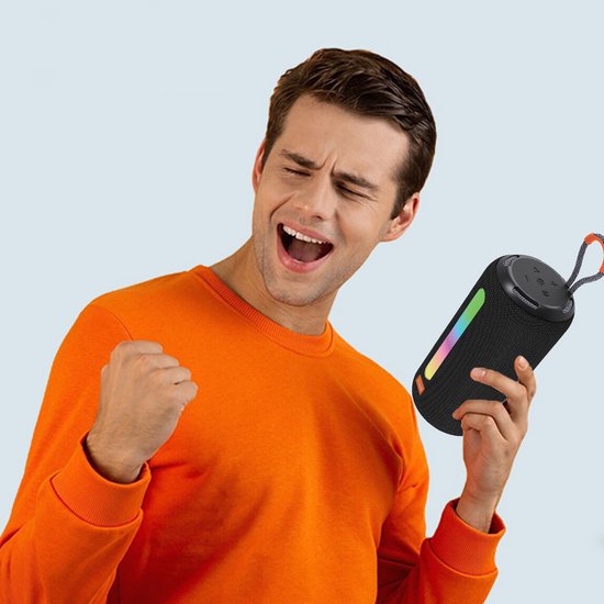 Zenwire Vibe BS-09 Bluetooth Speaker - Draadloze Draagbare Luidspreker 26W - Bluetooth 5.3 - FM Radio - IPX4 - TWS - USB-C - Micro SD - RGB — afbeelding 4