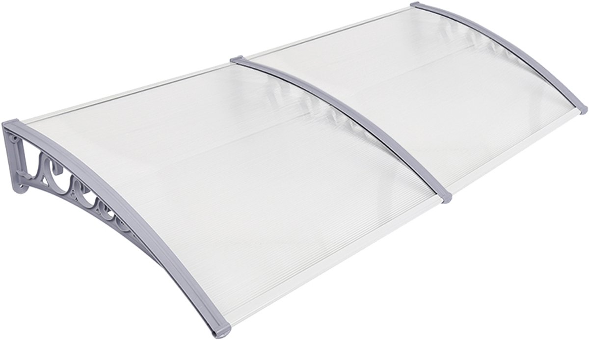 PIPIPOXER Deurluifel voordeurluifel voor voordeur en terras, deurluifel met boogvormige luifel (100*300cm)