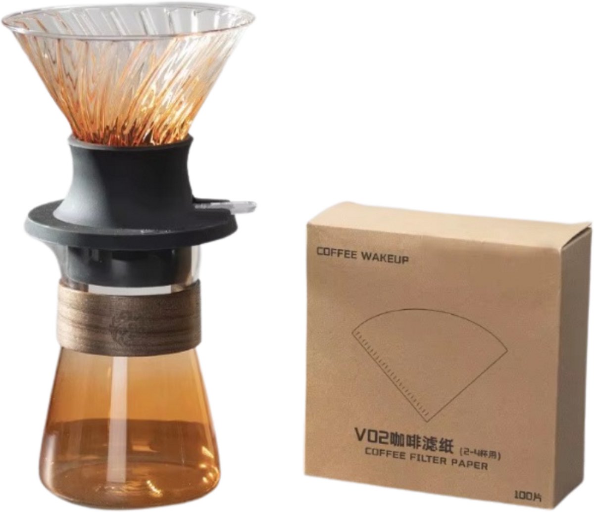 Coffee/Tea Dripper Orange - Koffie Pot met Koffiefilter - Sl