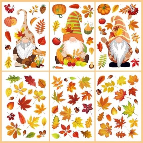 Raamsticker statisch clowns FeatheredSmiling 40 x 33,5 cm