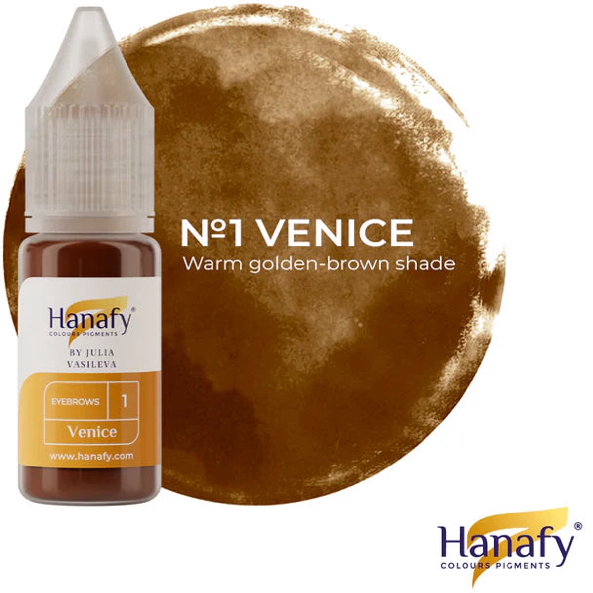 Hanafy Pigment by Julia Vasileva No.1 – Venice - Bohemian Brows