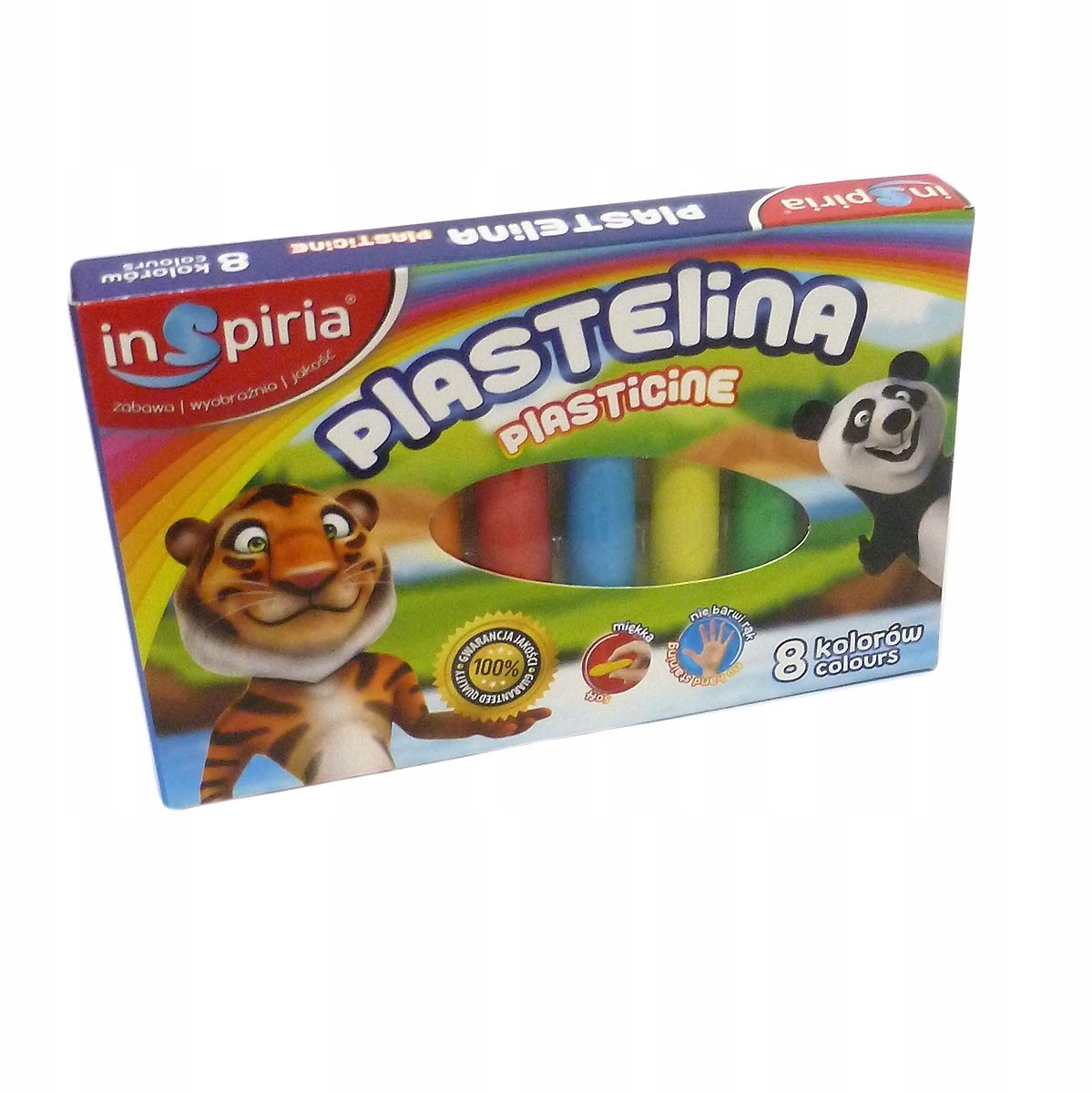 Inspiria Kneedbare Klei Set - 8 Kleuren voor Kinderen