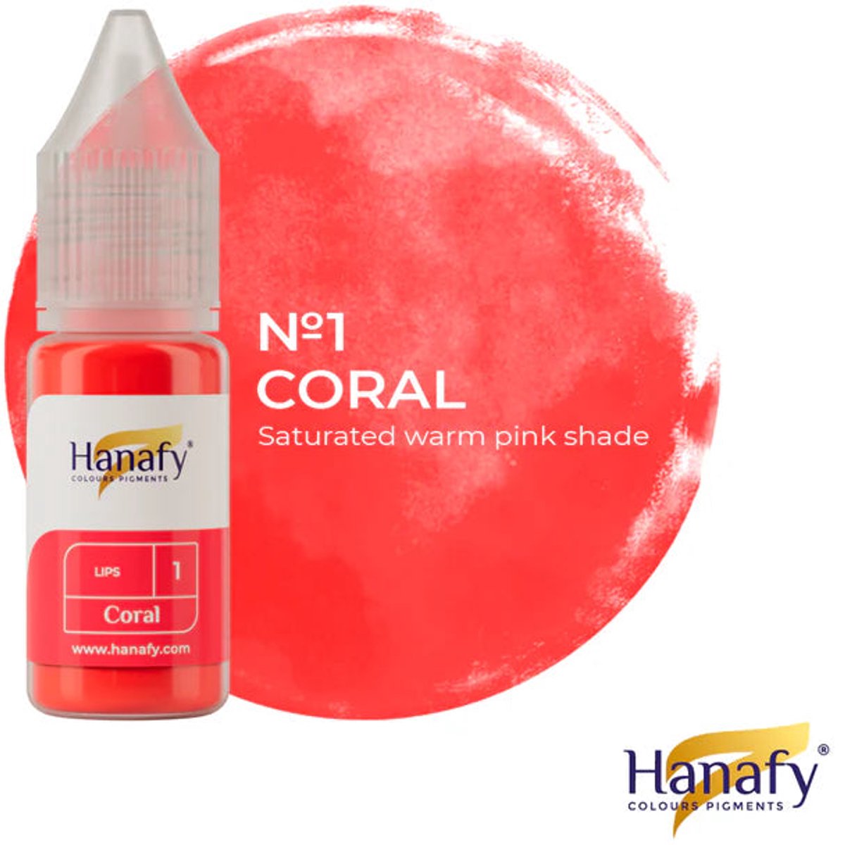 Hanafy Lip Pigment No.1 – Corel