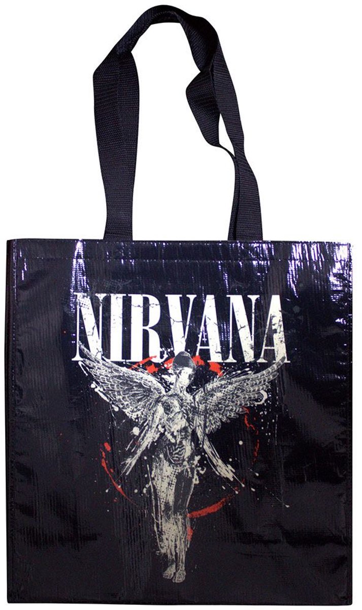 Nirvana - In Utero Schoudertas/Shopper - Zwart