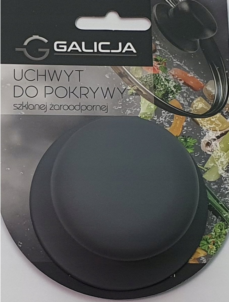 Grijze Siliconen Knop voor Glazen Pan Deksel