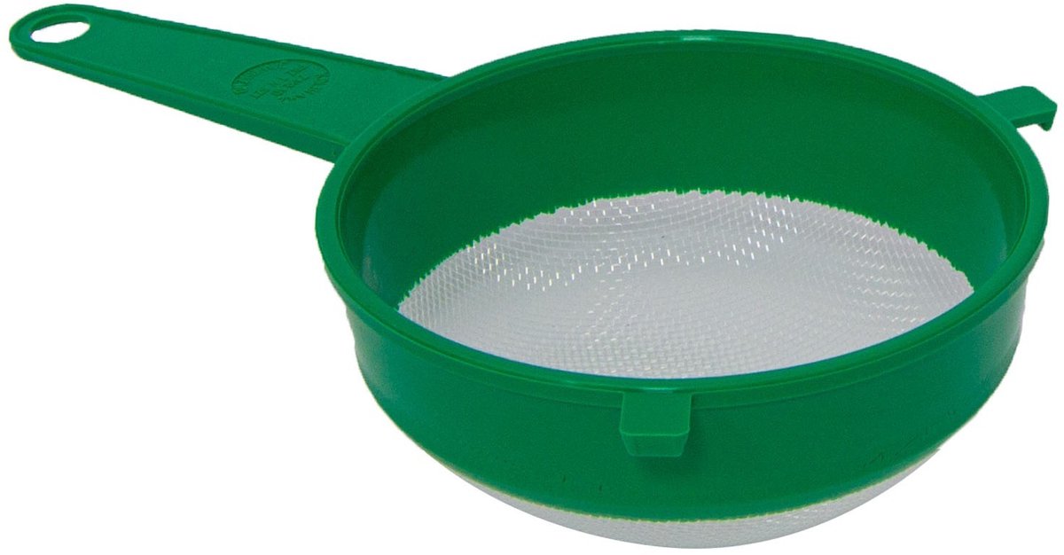 Kunststof Zeef met Handvat 16cm - Handig Keukengerei