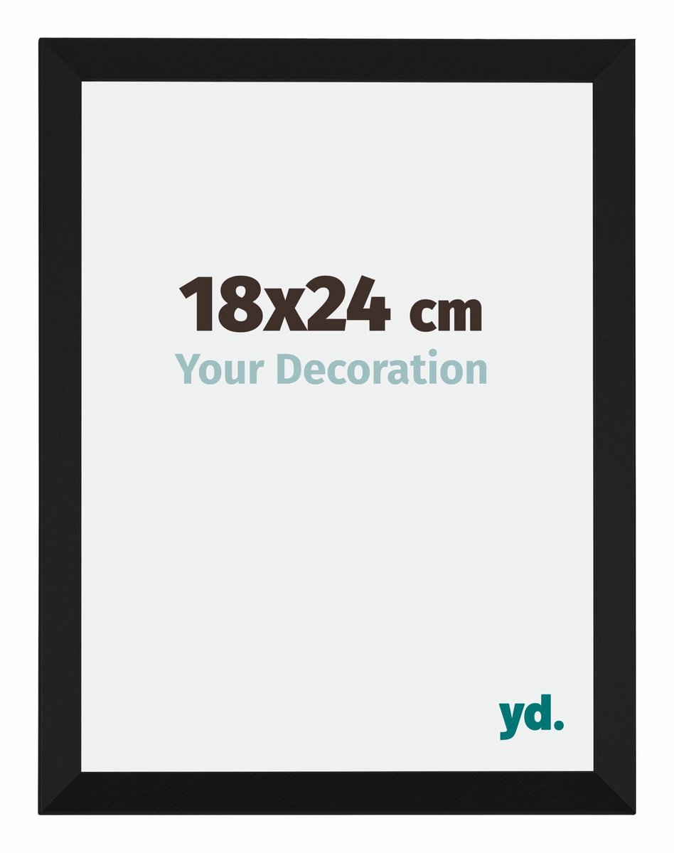 yd. Your Decoration - Fotolijst 18x24 cm - MDF - Zwart Mat - Catania