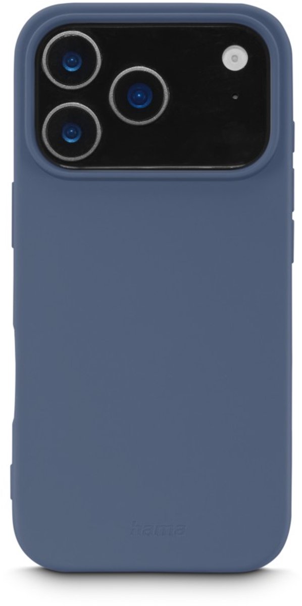Hama hoesje geschikt voor Iphone 17 Pro - Fantastic Feel cover - Blauw