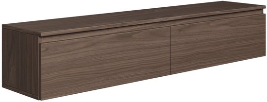 Selsey Bemmi - Élément TV mural, noyer Wisconsin, 150 cm