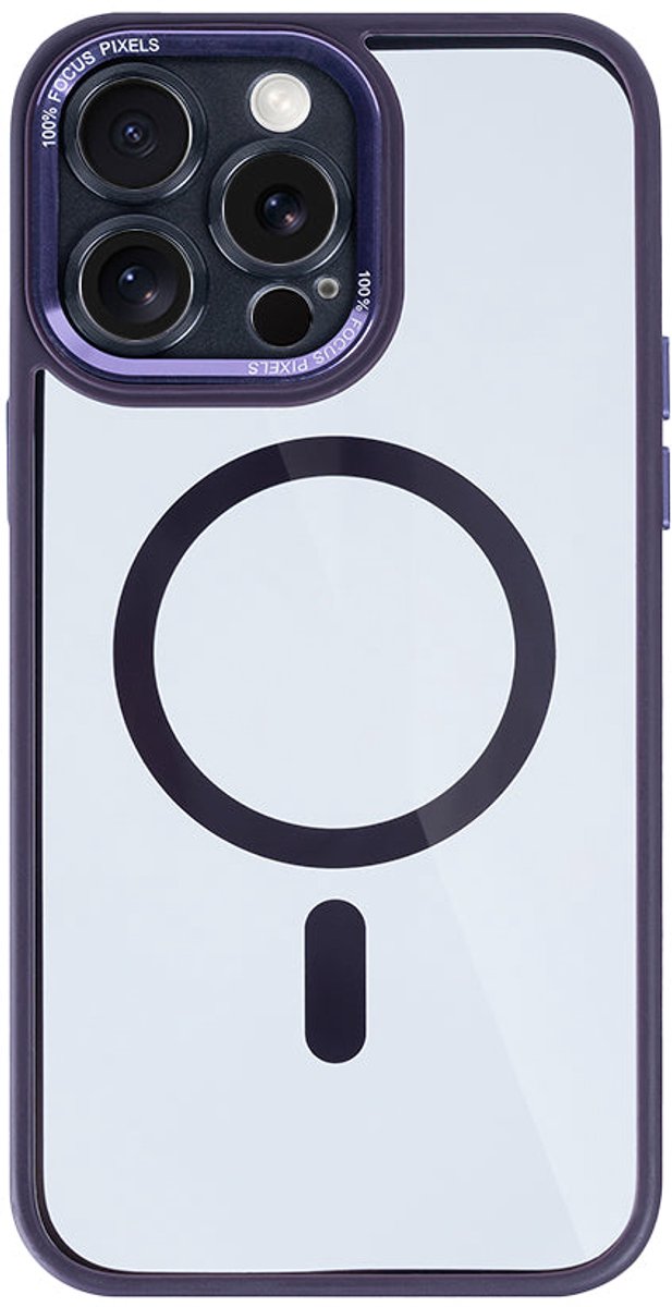 Rixus Classic 04 Case With MagSafe For iPhone 12 Pro Max Purple