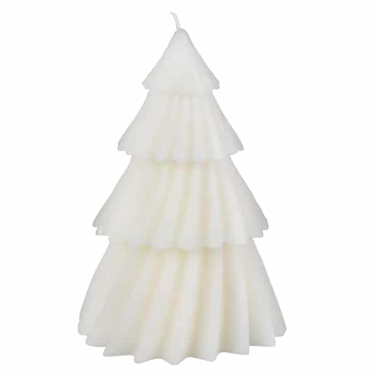 Ginger Ray - Ginger Ray - Kaars witte kerstboom 15 x 9 cm