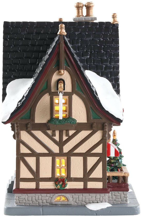 Lemax - 'The Christmas Cubby' - Verlicht gebouw - Exclusief adapter