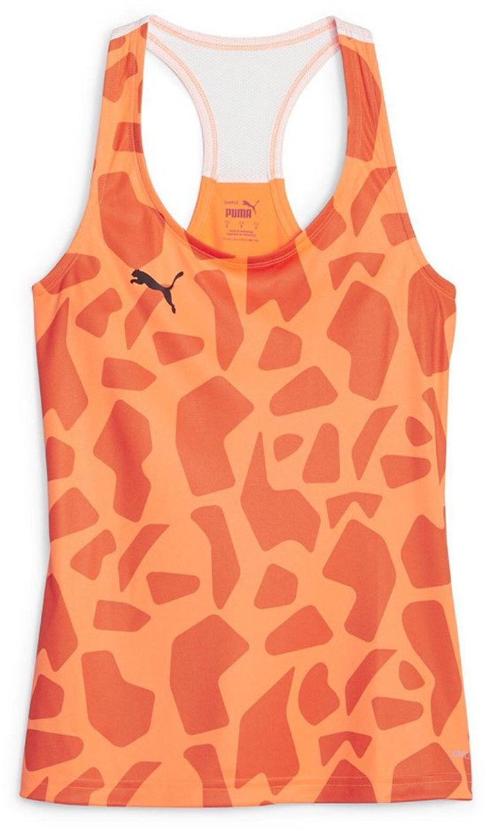 Puma Team Liga Padel Graphic Mouwloos T-shirt Vrouw Oranje
