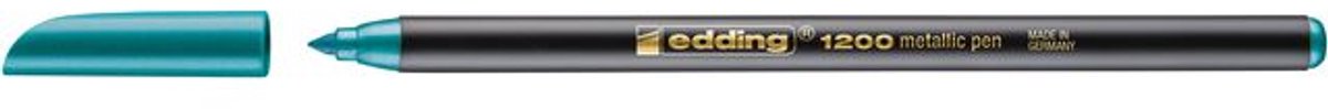 Fineliner edding 1200 f metallic groen | 10 stuks