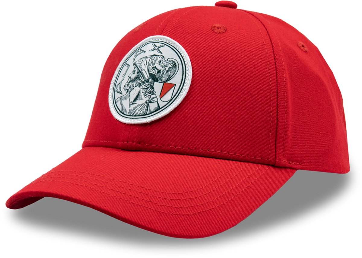 Ajax Cap rood oud logo Senior - Ajax Pet Rood