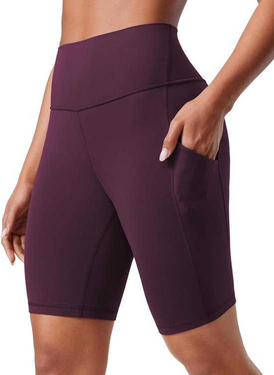 Vlazom Yogabroek voor dames, hoge brede en comfortabele broek voor yoga en pilates, hoge taille, Donkergrijs, XL