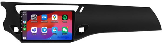CarPlay autoradio geschikt voor Citroën C3 (2010–2016) & Citroën DS3 (2010–2017) | 9 inch | Android 16 | Draadloos Apple CarPlay & Android Auto | 2GB + 32GB | QuadCore processor | Denago DNG-A60 | 2025 model | 2010 2011 2012 2013 2014 2015 2016 2017