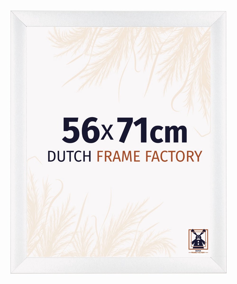 Dutch Frame Factory Fotolijst 56x71 cm - MDF - Wit Mat - Praag