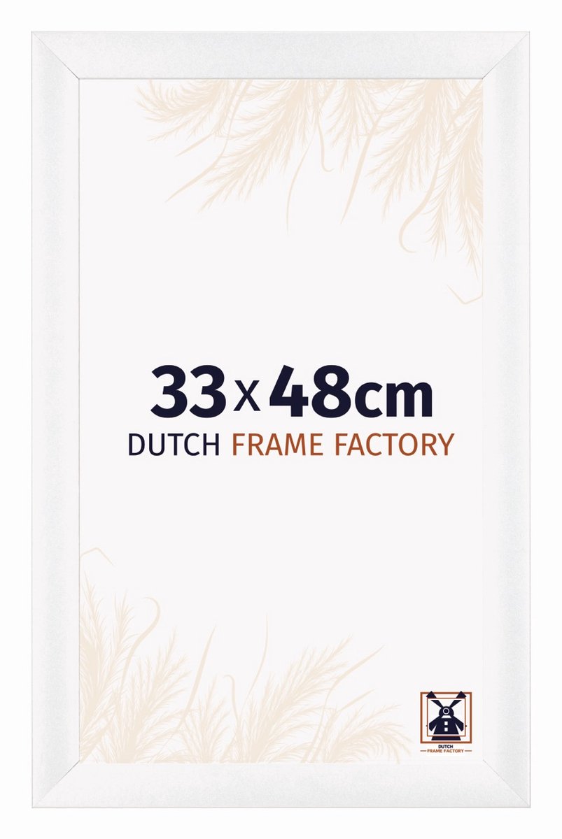 Dutch Frame Factory Fotolijst 33x48 cm - MDF - Wit Mat - Praag