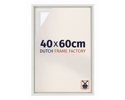 Baklijst 40x60 cm - Wit Mat - Geschikt voor Canvasdoek - MDF Baklijst Lausanne