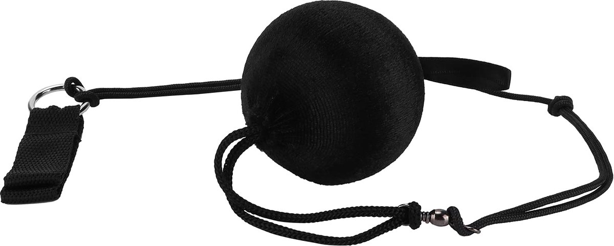 Dansballen, zwarte poi-ballen met zachte verstelbare ketting voor vrouwen buikdanstrainingsprestaties