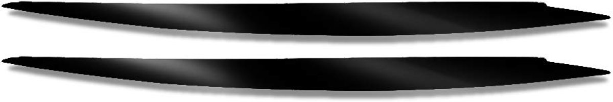 Auto Koplamp Wenkbrauw, 1 Paar Auto Koplamp Wenkbrauw Oogleden Trim Cover Vervanging voor V W G olf 7 GTI 2013-2018 (zwart) Andere accessoires