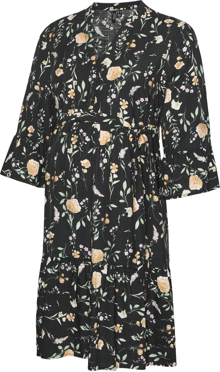 Vero Moda Maternity Jurk VMMVERA Zwangerschapsjurk Black