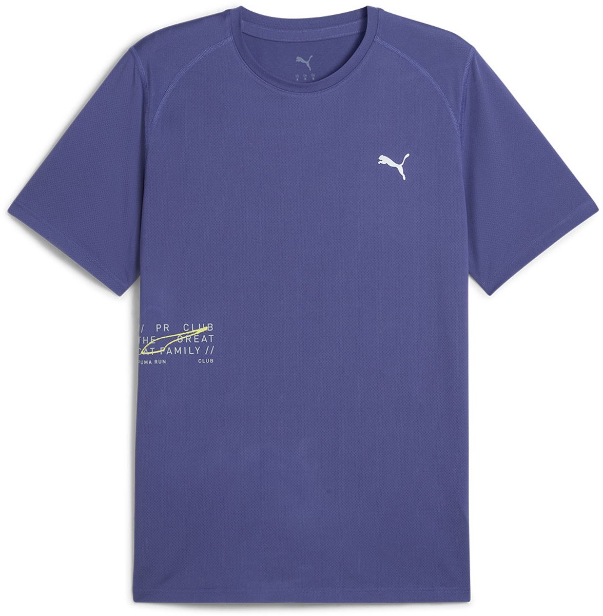 Puma Graphic Mesh​ T-shirt Met Korte Mouwen Man Vrouw Blauw