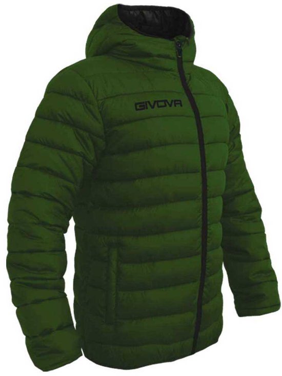 Veste Givova Olanda, G013 Vert Militaire / Zwart, Taille S