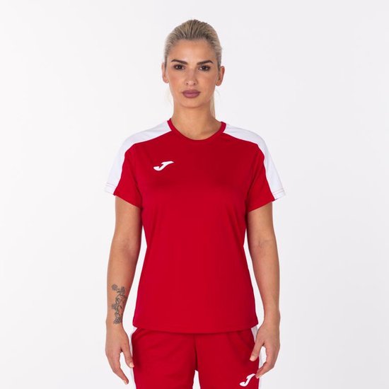 Joma Academy III Chemise à Manches Courtes Femmes - Rouge / Wit | Taille : L