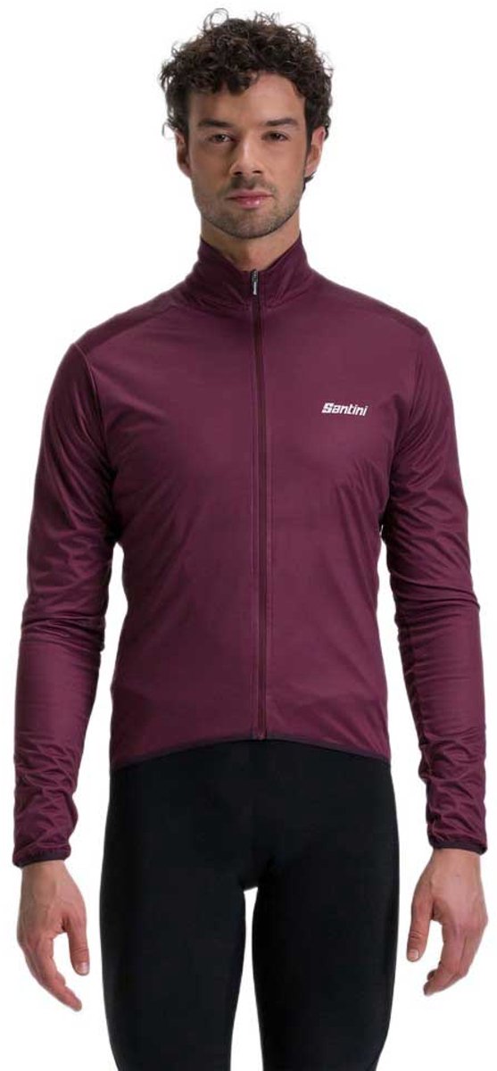 Santini Packable Windbreaker Jas Paars S