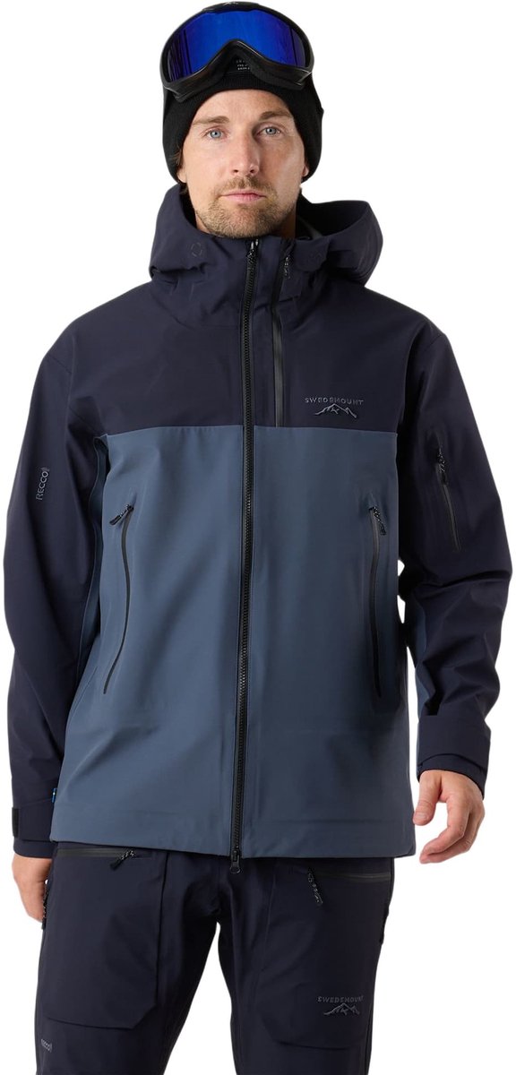 Swedemount Lofoten 3L Shell jas – Skijas voor heren – 2XL Marineblauw