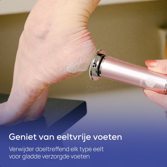 LifeWise® Elektrische Eeltverwijderaar - 60 Vervangbare Schuurpads - Hygiënisch - Netstroom Adapter - Voetvijl - Eeltvijl - Roze