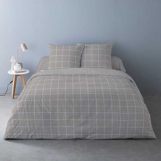Dekbedovertrek Flanel - Winter - 240 x 220 cm - Lits-Jumeaux - Ehcon Taupe van Ehcon — afbeelding 4