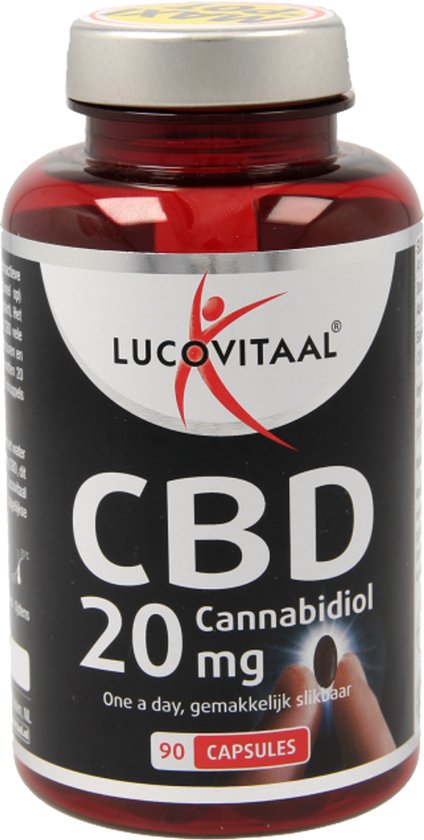 Lucovitaal CBD capsules 20 milligram Supplement - 90 capsules