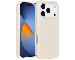 Backcover - Premium Liquid Silicone Soft Hoesje - Geschikt voor: iPhone 17 Pro - Grijs