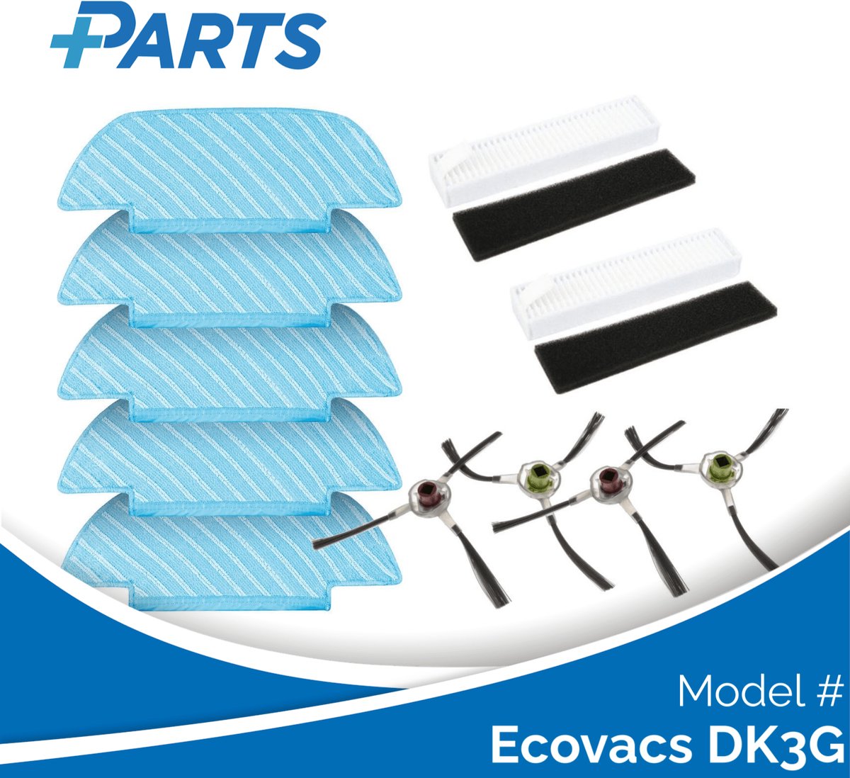 Ecovacs DK3G Onderhoudsset (Plus.Parts® alternatief voor DK3G-KTA)