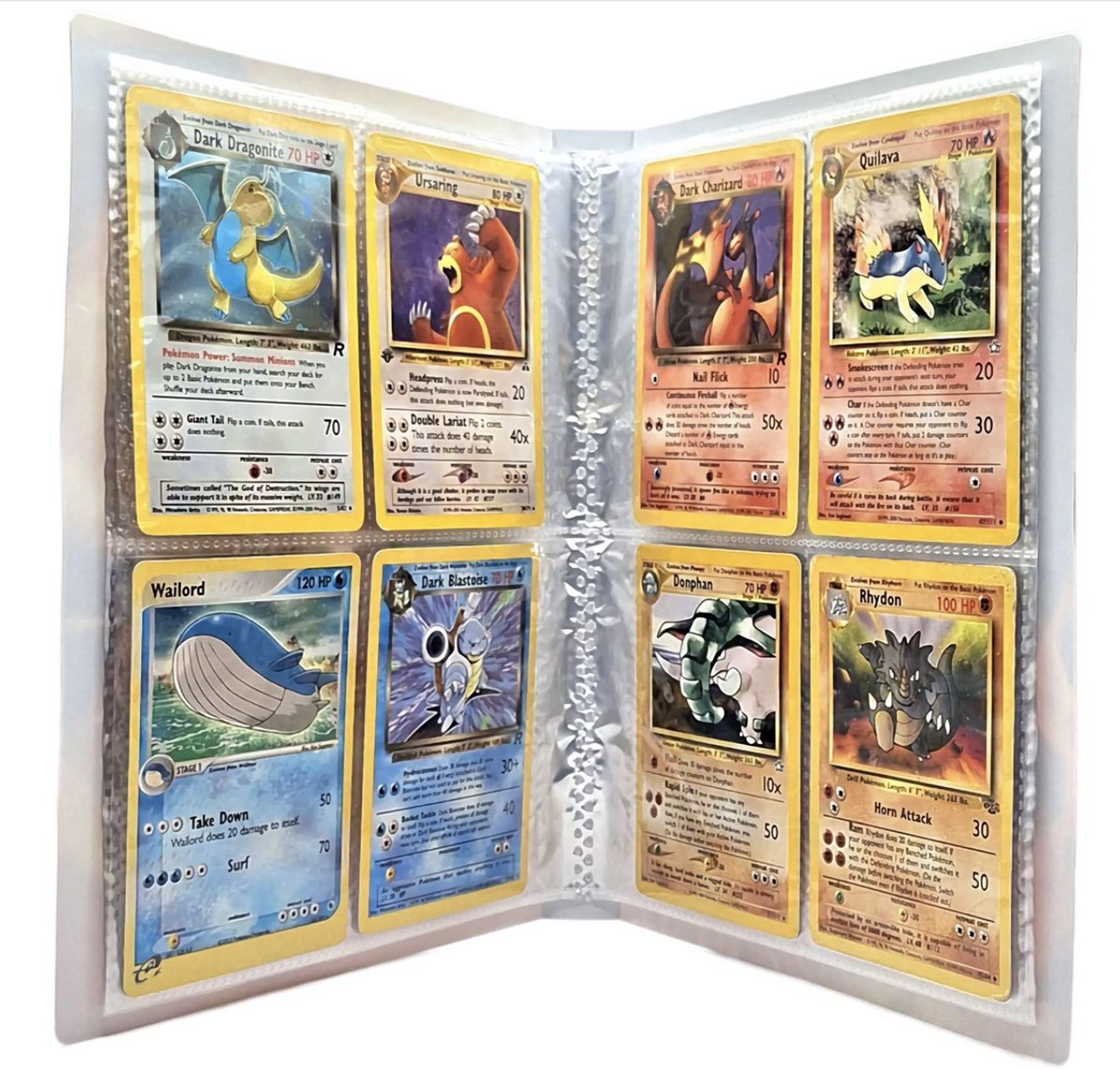 Classeur Pokémon 30 Pages – 4 Pochettes, Capacité 240 Cartes, Album Rigide étanche Pour Collectionneurs