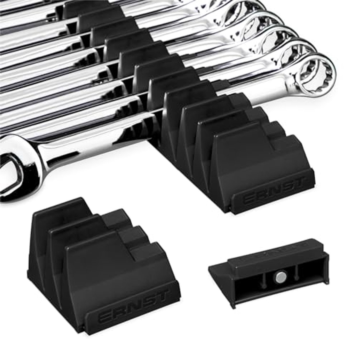 Magnetische Moersleutel Pro - Modulaire Opslag voor 40 Sleutels - Zwart