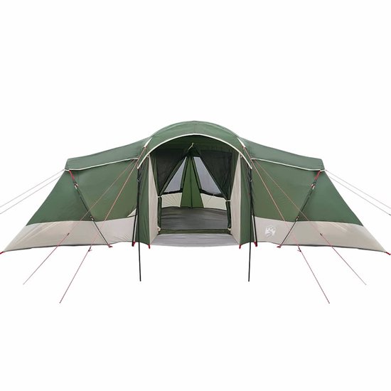 vidaXL - Familie - Tent - met - Ramen - Koepel - Groen - 6-Persoons - Waterdicht van Vidaxl — afbeelding 3