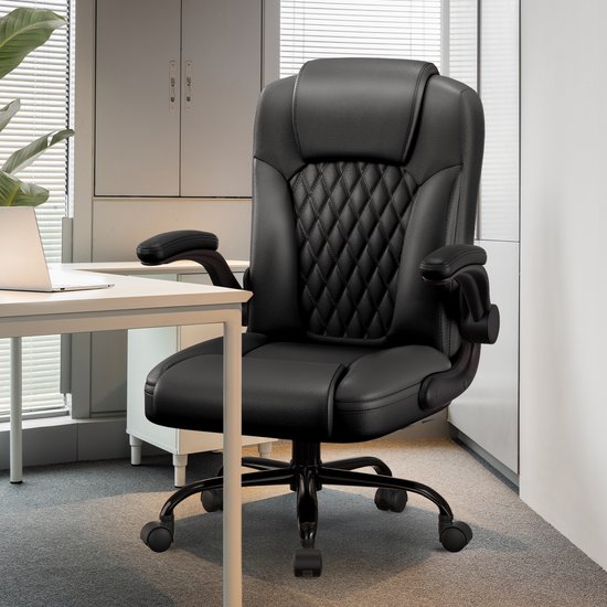 T THREE.Ergonomische gaming /kantoor /studie /draaistoel met hoge rugleuning en race stijl, verstelbare lendensteun en hoofdsteun, draagvermogen 150 kg, ideaal voor thuiswerken.(Wit