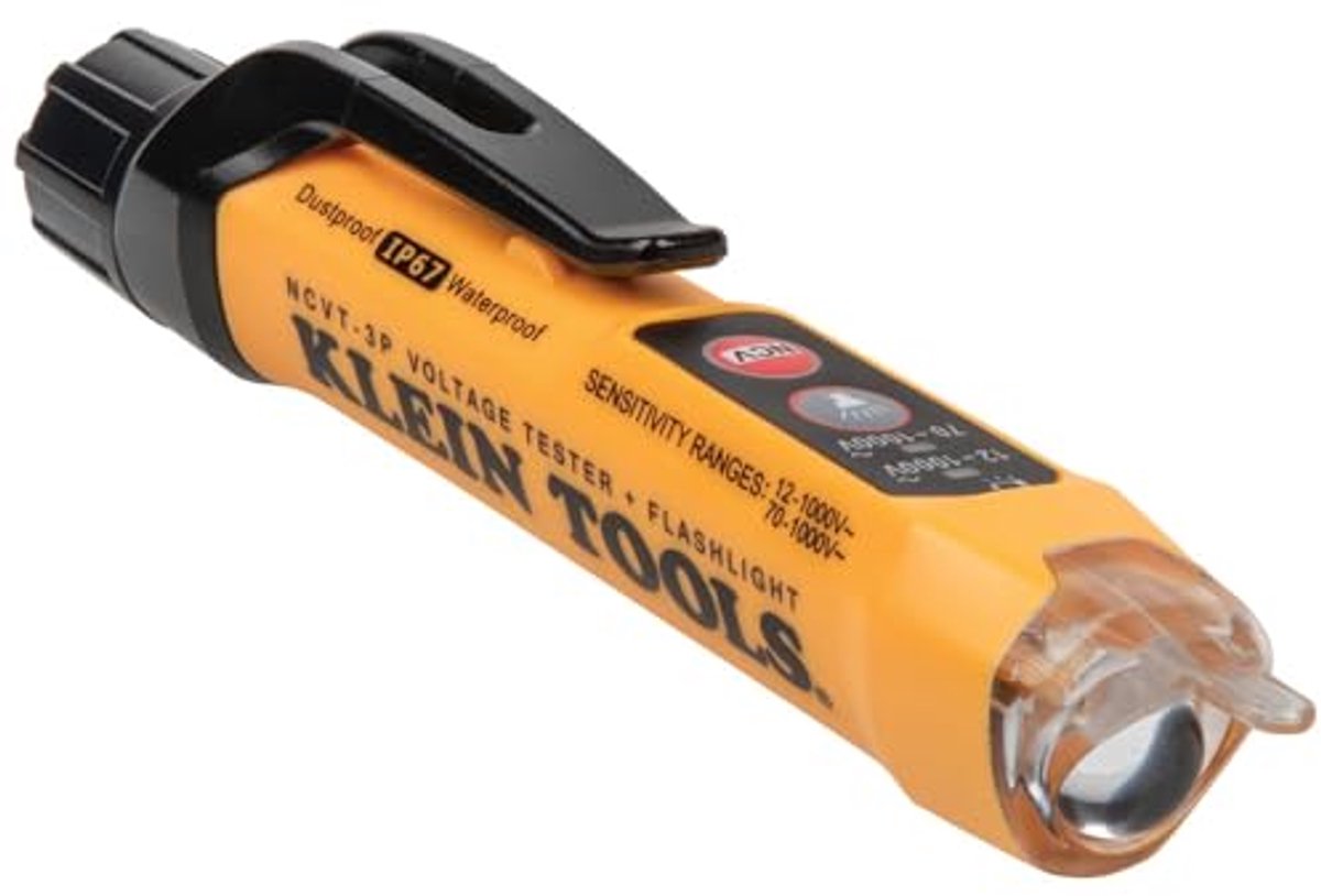 Dual Range Contactloze Spanningstester met Zaklamp voor 12-1000V AC