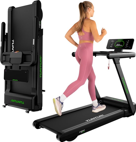 Tunturi Cardio Fit T60 Loopband - Hardloopband met bluetooth -...