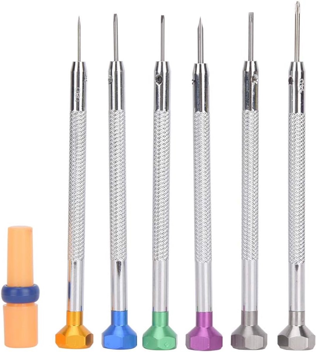 Screwdriver set - watch repair tools - watchmakers screwdrivers - draagbaar - hoogwaardige materialen - horlogemaker - horloge reparatie voor thuisgebruik
