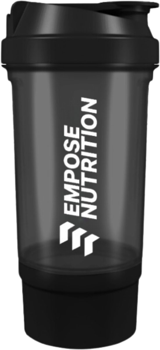 Empose Nutrition Shake Beker - 650 ml - Black - Shaker Proteine — afbeelding 2