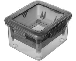 Tofu Pers Mal, Tofu Press Maker Kit Tofu Box Tofu Zeef Zelfgemaakte Sojabonen Curd DIY Plastic Tofu Kaaspers Ingebouwde Drainage voor Thuis Keuken Koken Tool (Grijs)