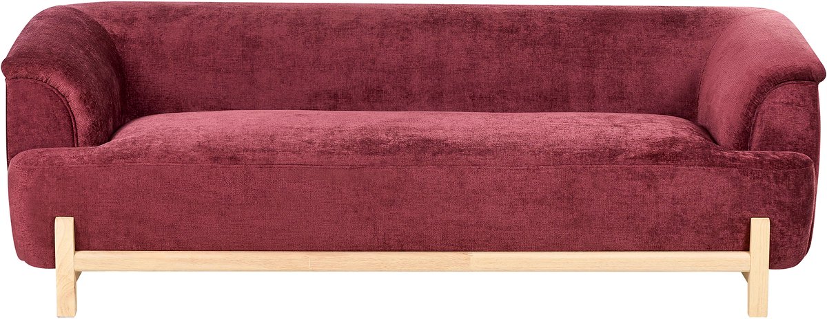 ALNOR - Driezitsbank - Bordeauxrood - Chenille