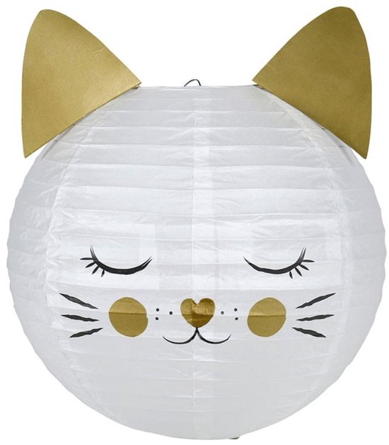 Ostaria St. Maarten lampion met stokje - kat / poes thema - sint maarten - 11 november lichtje — afbeelding 3