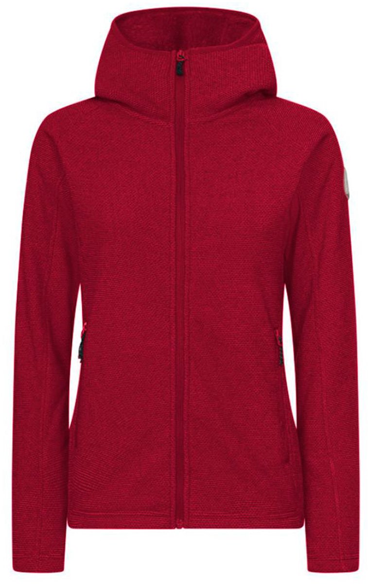 Rock Experience Crystal Fleece Met Volledige Rits Rood XS Vrouw