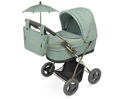Decuevas Capriccio Opvouwbare Poppenwagen Met Paraplu En Handtas Tot 48 Cm Groen Kinderen